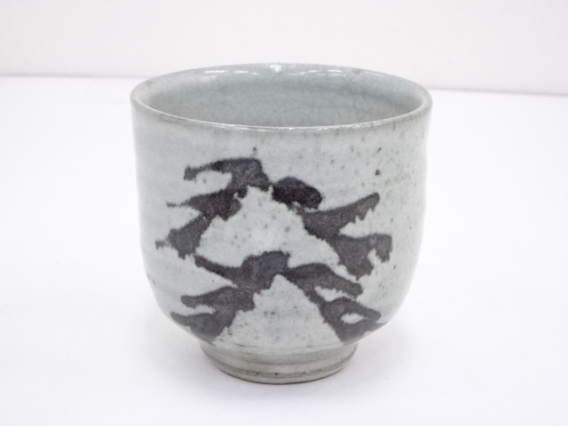 JAPANESE TEA CEREMONY / TEA BOWL CHAWAN / IRON PAINTING 